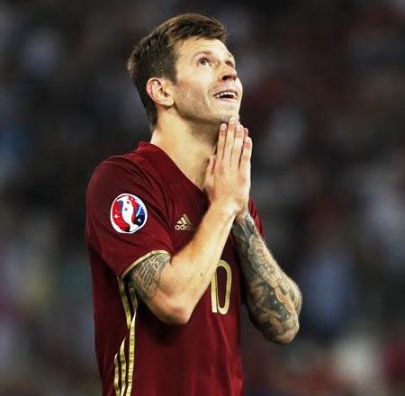 Russia's Fedor Smolov 