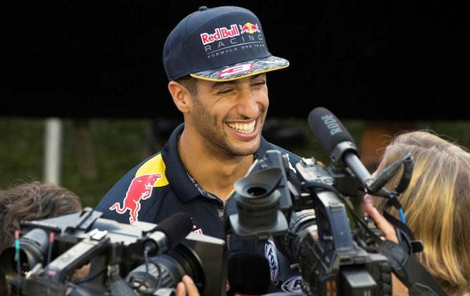 Red Bull's Australian driver Daniel Ricciardo
