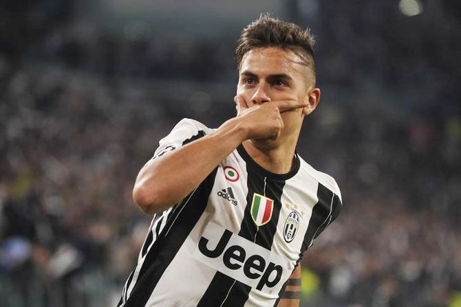 Juventus' Argentinian player Paulo Dybala struck two goals against Barcelona on Tuesday to give his club an advantage going into the second leg of the Champions League quarter-final