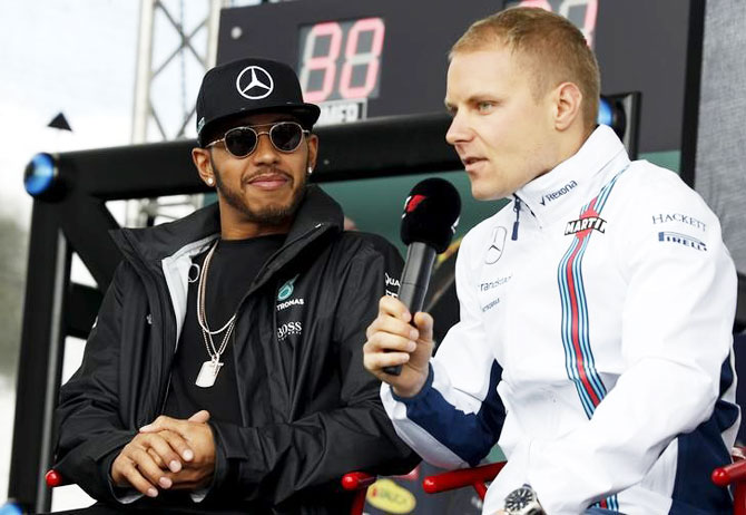 Mercedes' F1 driver Lewis Hamilton and former Williams F1 driver Valtteri Bottas will be teammates this season and it will be interesting to watch their rivalry on the track