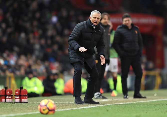 Manchester United manager Jose Mourinho said 'some of the guys not really focused on the getting the right adrenaline in their bodies'