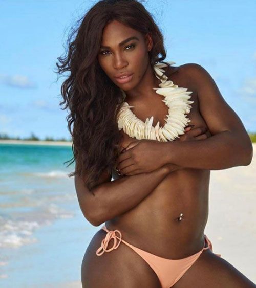 Serena Williams nearly bares all for the special swimsuit issue