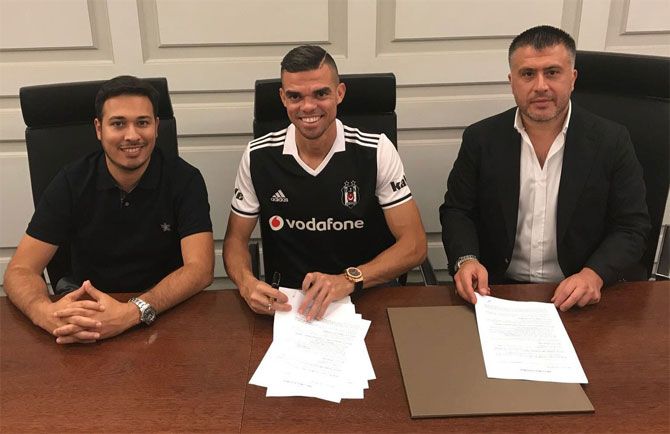 Real Madrid's Pepe signs on for Besiktas on a free transfer deal 