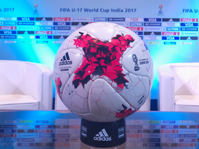 FIFA releases glimpse of official ball for Under-17 World Cup - Rediff.com Sports