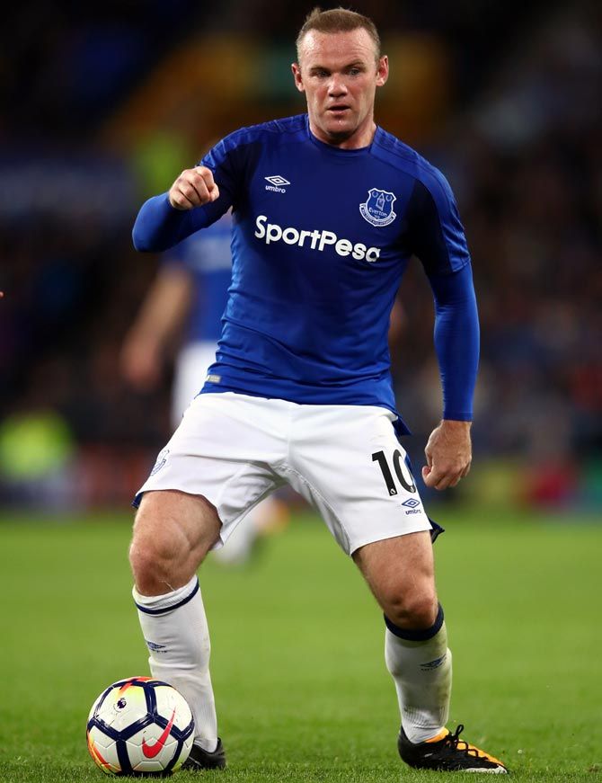 Wayne Rooney in action for Everton against MFK Ruzomberok in their Europa League match last month