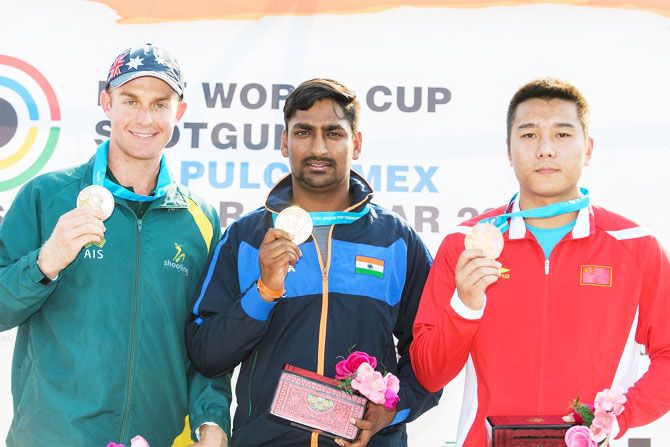 Mittal ended with 75 points out of possible 80 in the six-man final to win India's first medal in the competition while Willet managed 73.