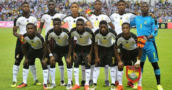 The Under-17 Ghana team