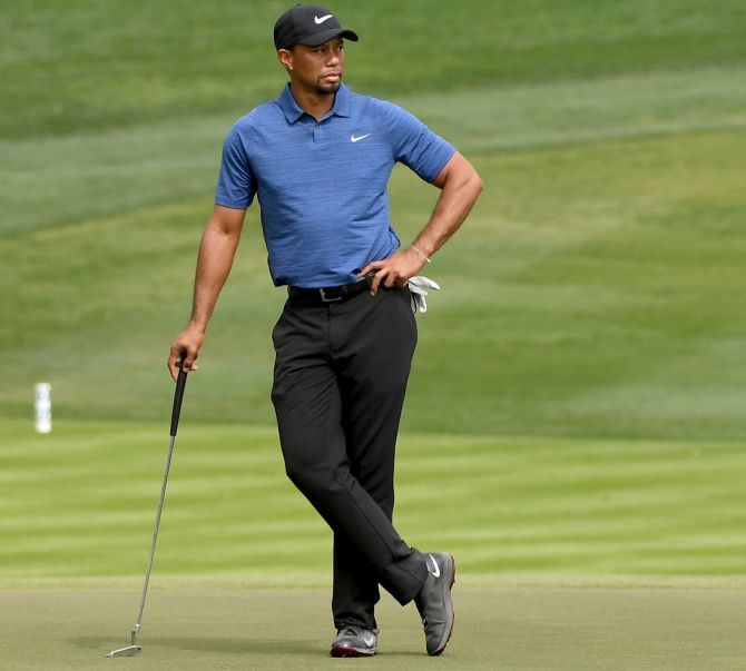 Tiger Woods. Photograph: Ross Kinnaird/Getty Images