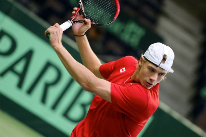 Denis Shapovalov is one of Canada's big bets to get them going in the singles tie