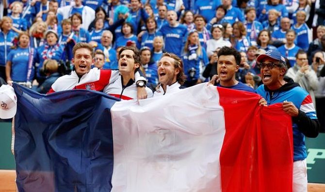 The France Davis Cup team