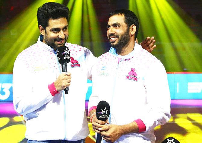 Anup Kumar played for Abhishek Bacchan-owned Jaipur Pink Panthers in the Pro Kabaddi League