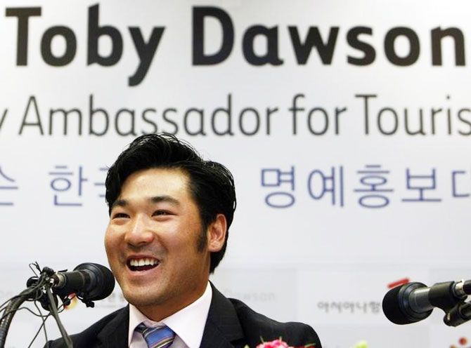 South Korea's Mogul ski coach Toby Dawson was adopted by US ski couple at the age of three