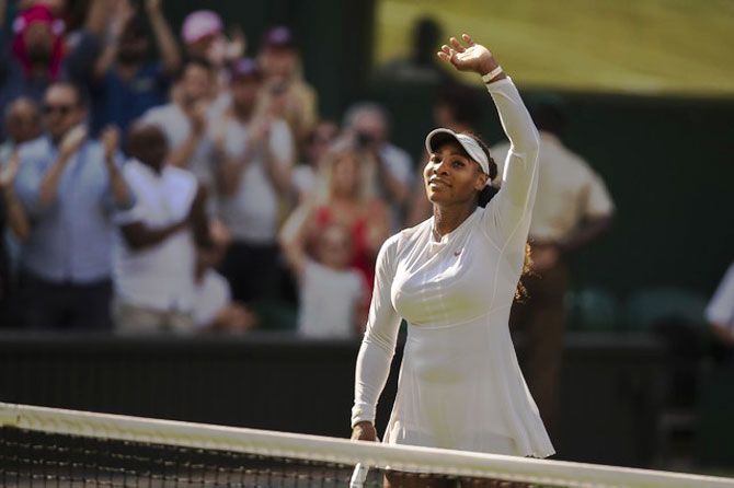 Serena Williams was bumped up to 25th seed and has fully vindicated that decision, winning all six sets she has played