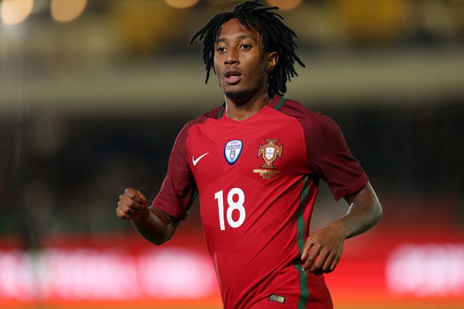Portugal forward Gelson Martins has signed with Atletico Madrid as a free agent for six years