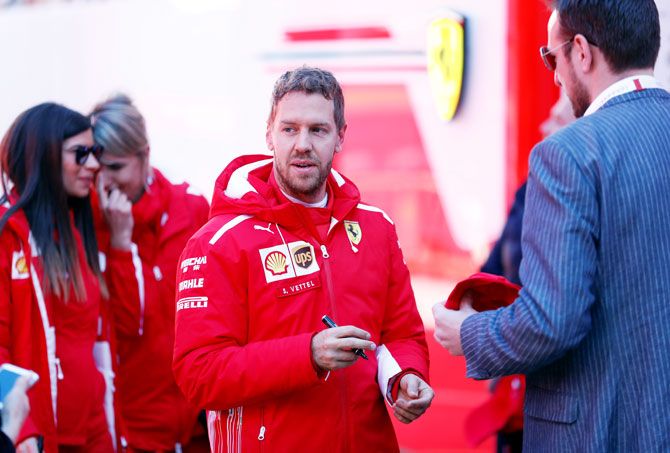 Ferrari's Sebastian Vettel and Mercedes' Lewis Hamilton will vie for their 5th title