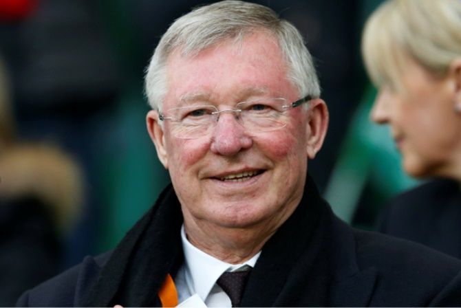 Alex Ferguson said in the message that he will be at Old Trafford to watch Manchester United play this season