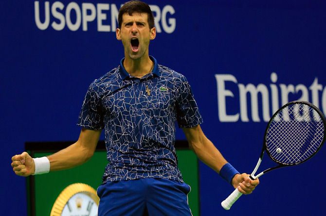 Novak Djokovic pushed his career total to 14 Grand Slams to sit equal third with Pete Sampras on the all-time list