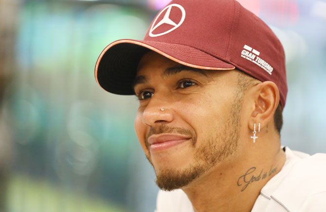 Mercedes' Lewis Hamilton has a 30-point lead over Ferrari's Sebastian Vettel