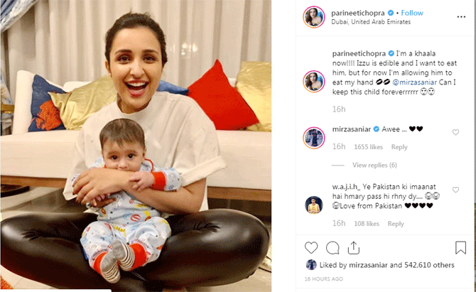 Parineeti Chopra gets playful with baby Izhaan