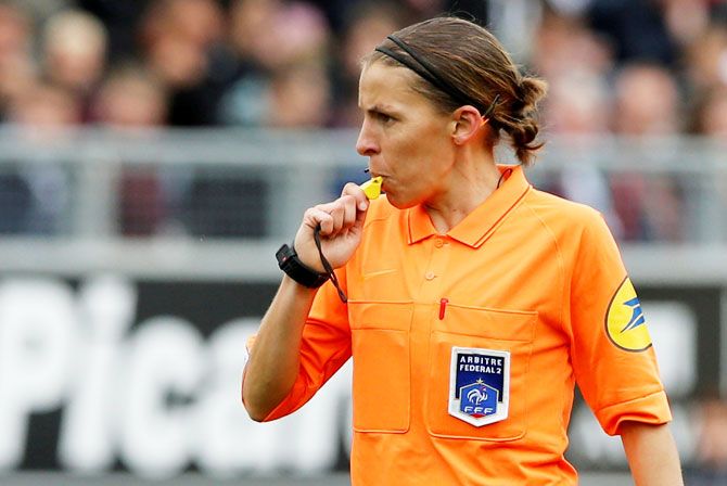 Stephanie Frappart, the only referee from France who will be officiating at the Women's World Cup to be held in the country from June 7 to July 7, was also the first woman to officiate a Ligue 2 (second-tier) match
