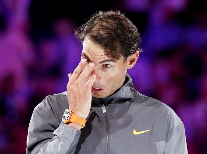 Rafael Nadal, the Spanish second seed, came into the clash in outrageous form but was dominated throughout the 6-3, 6-2, 6-3 loss at Rod Laver Arena, the worst in his Grand Slam rivalry with the World No 1
