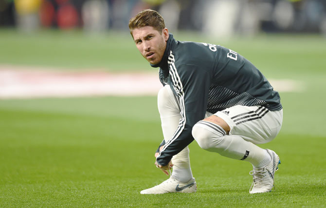 According to AS, Perez told the squad he thought their display in the last-16 second-leg defeat, their joint-heaviest home loss in European competition, was "shameful", prompting an angry reaction from Ramos who missed the game due to suspension