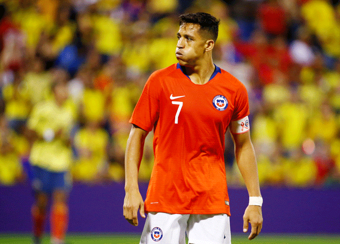 Sanchez injured tendons in his left ankle when he was fouled towards the end of the match against Colombia in their 0-0 draw last week