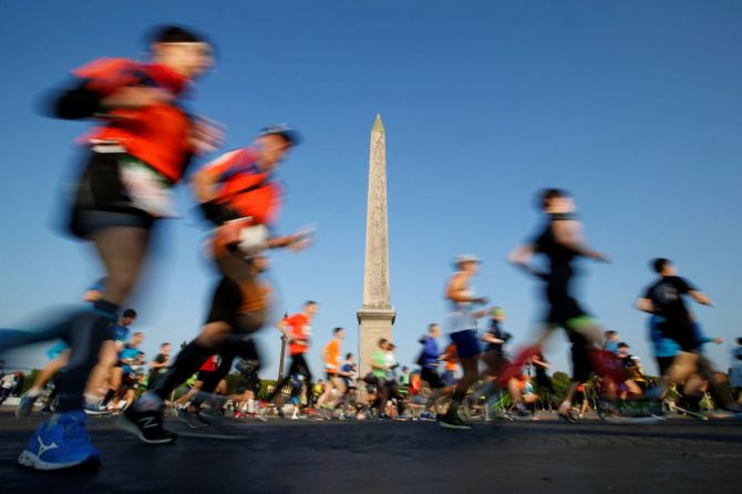 The marathon was originally due to take place on April 5 but had been postponed to November 15 because of the pandemic.