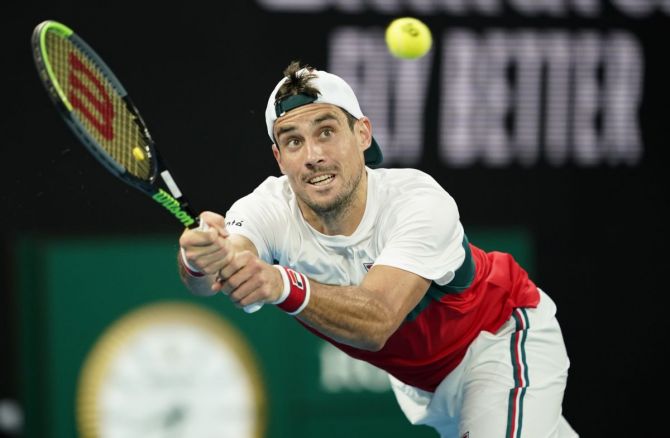 Men's world number 35 Guido Pella (in picture) and Hugo Dellien, who is ranked 94, posted separate videos on Instagram to confirm that they have returned negative results for the COVID-19 test but are currently in quarantine.