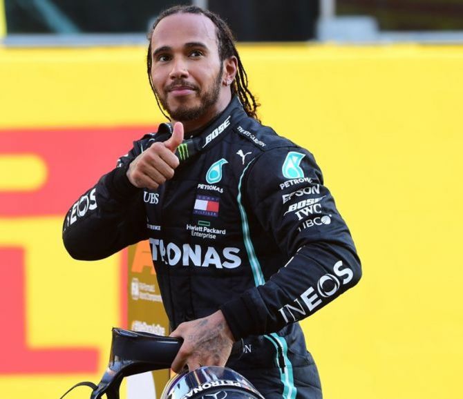 Mercedes said Lewis Hamilton, 35, had already arrived at the Yas Marina circuit after ending 10 days of quarantine in Bahrain. 