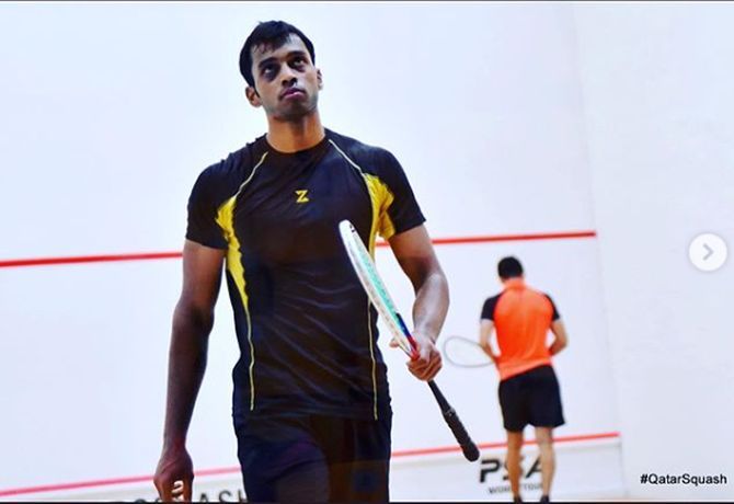 26-year-old Mahesh Mangaonkar has been working on his fitness and discovered his love for science behind squash