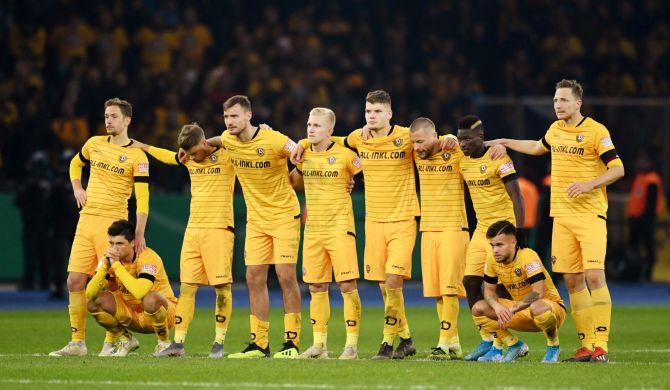 Dynamo Dresden were scheduled to play Hanover 96 next Sunday in their first game back following the stoppage that was caused by the coronavirus outbreak.