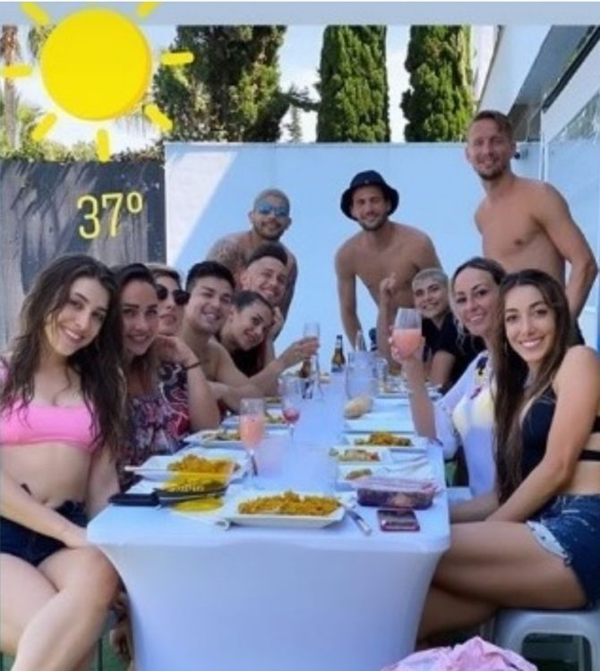 La Liga president Javier Tebas said on Sunday that footballers must remember to act responsibly to stop the spread of the novel coronavirus after four Sevilla players broke the Spanish government's rules on social gatherings while partying with their WAGS.