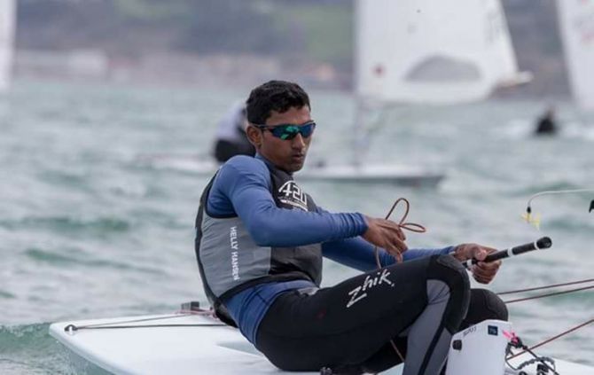 India's Vishnu Saravanan pipped Thailand's Keerati Bualong, who was second till Wednesday, for the Tokyo Games spot. Singapore's Ryan Lo Jun Han was first overall in the Laser STD Class points table.