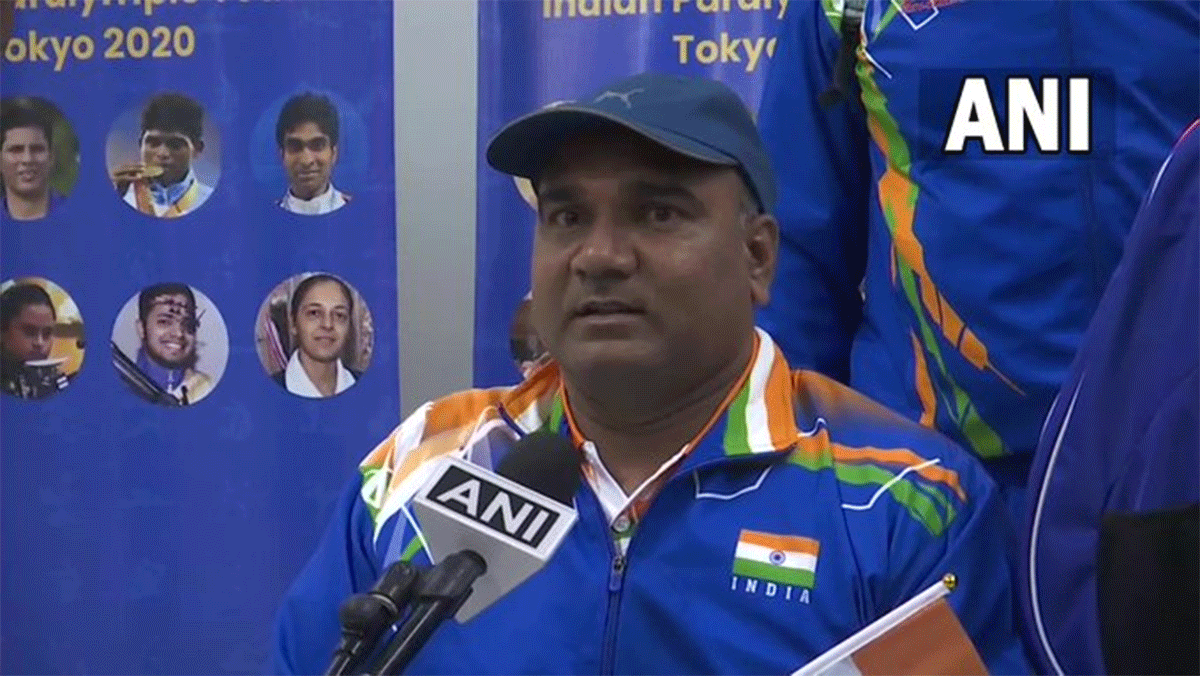 India's paralympic javelin thrower Vinod Kumar 