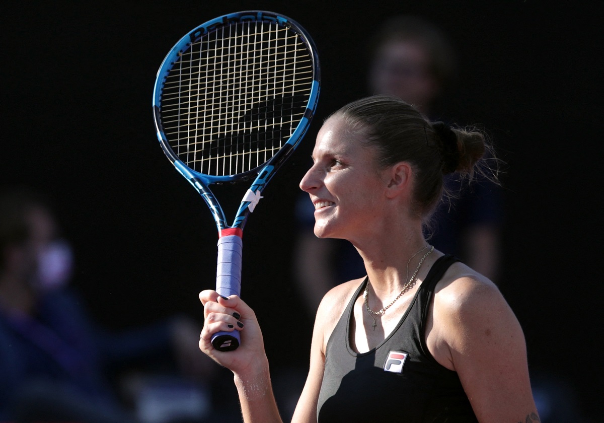 Karolina Pliskova suffered an injury during practice on Wednesday.