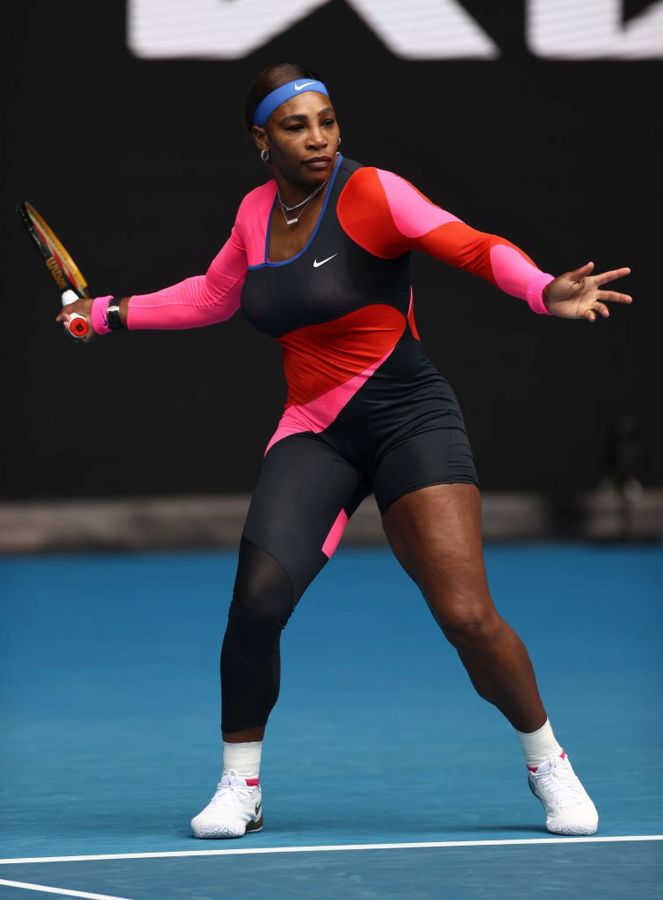 Serena Williams's outfit was a homage to the Olympic track champion Florence Griffith Joyner