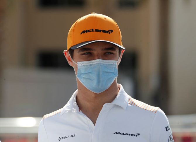 Lando Norris, 21, said that he took a COVID-19 test after losing his sense of taste and smell.