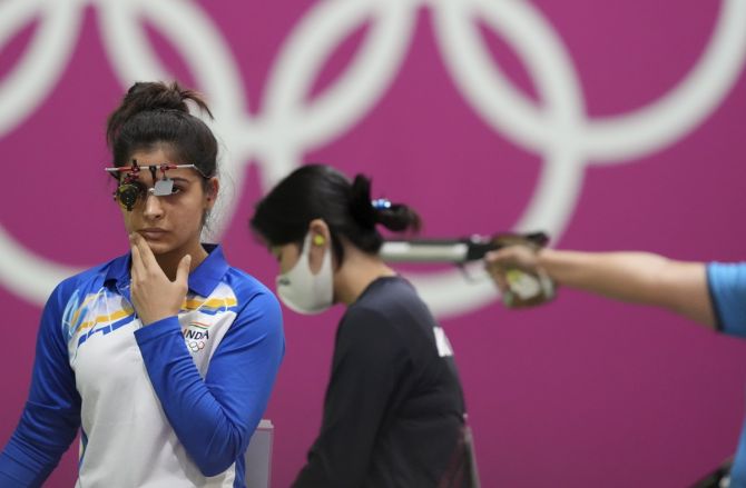The 19-year-old Manu Bhaker, ranked No. 2, was pegged back by a technical glitch involving her gun and failed to make the final of the women's 10m air pistol event in the Tokyo Olympics on Sunday. 