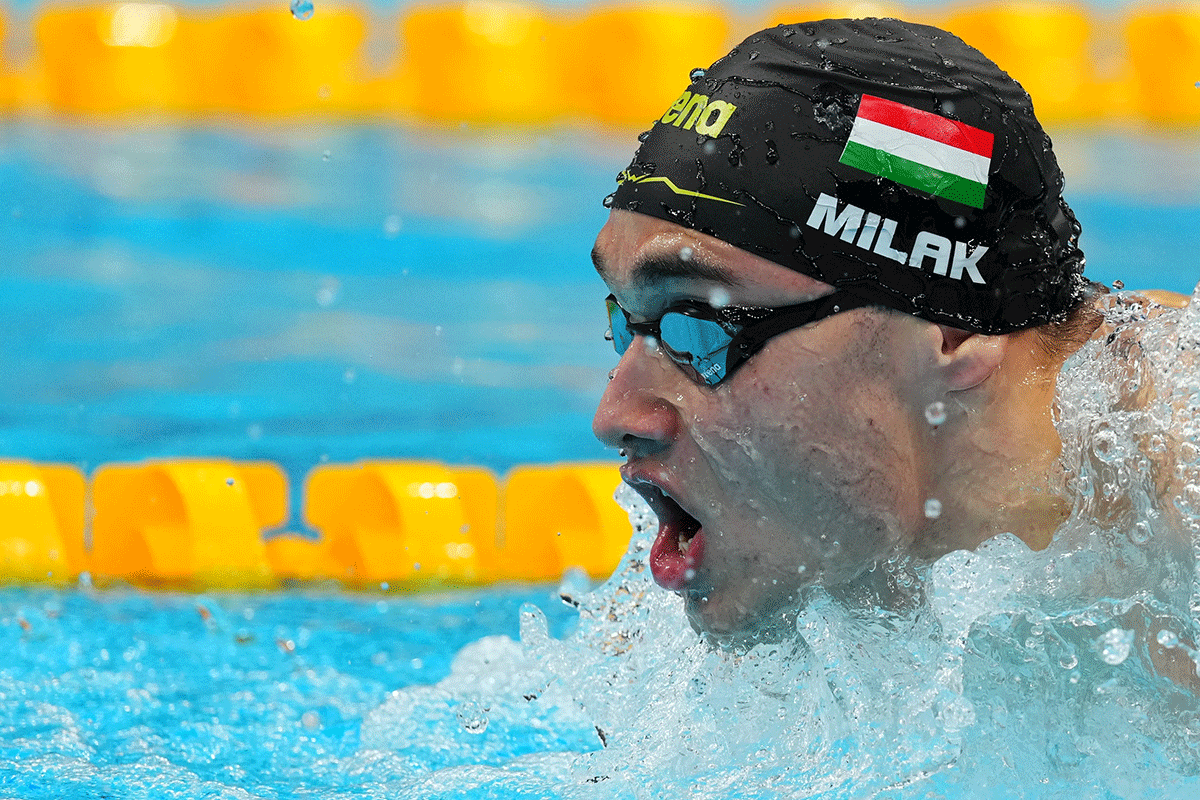 Hungarian Kristof Milak won the 200m butterfly ahead of Japan's Tomoru Honda with Italy's Federico Burdisso taking bronze. Milak's time of 1:51.25 was an Olympic record, surpassing Michael Phelps's mark from an event he once dominated.
