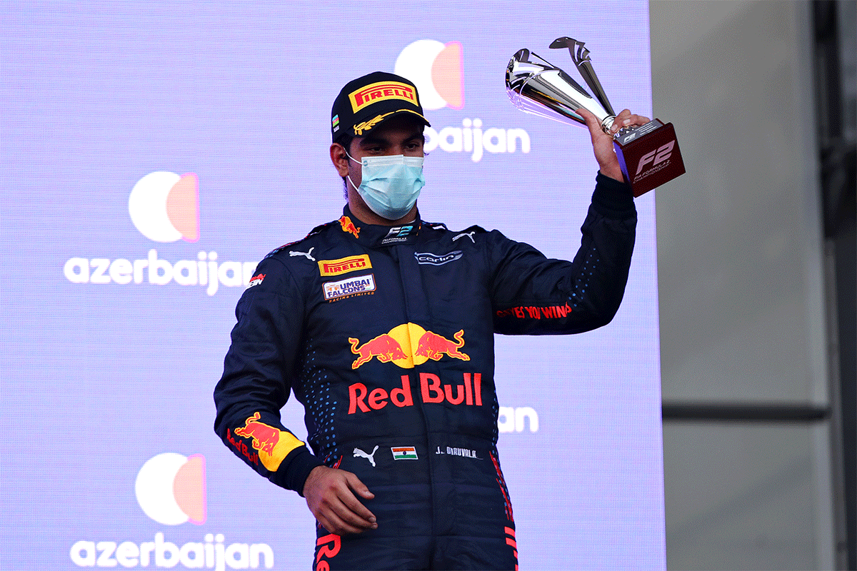 Jehan Daruvala, a Red Bull junior driver, secured crucial points in all three races in his maiden run on the streets of Baku. He finished fourth in the opening sprint race on Saturday and came third in the following sprint race. 