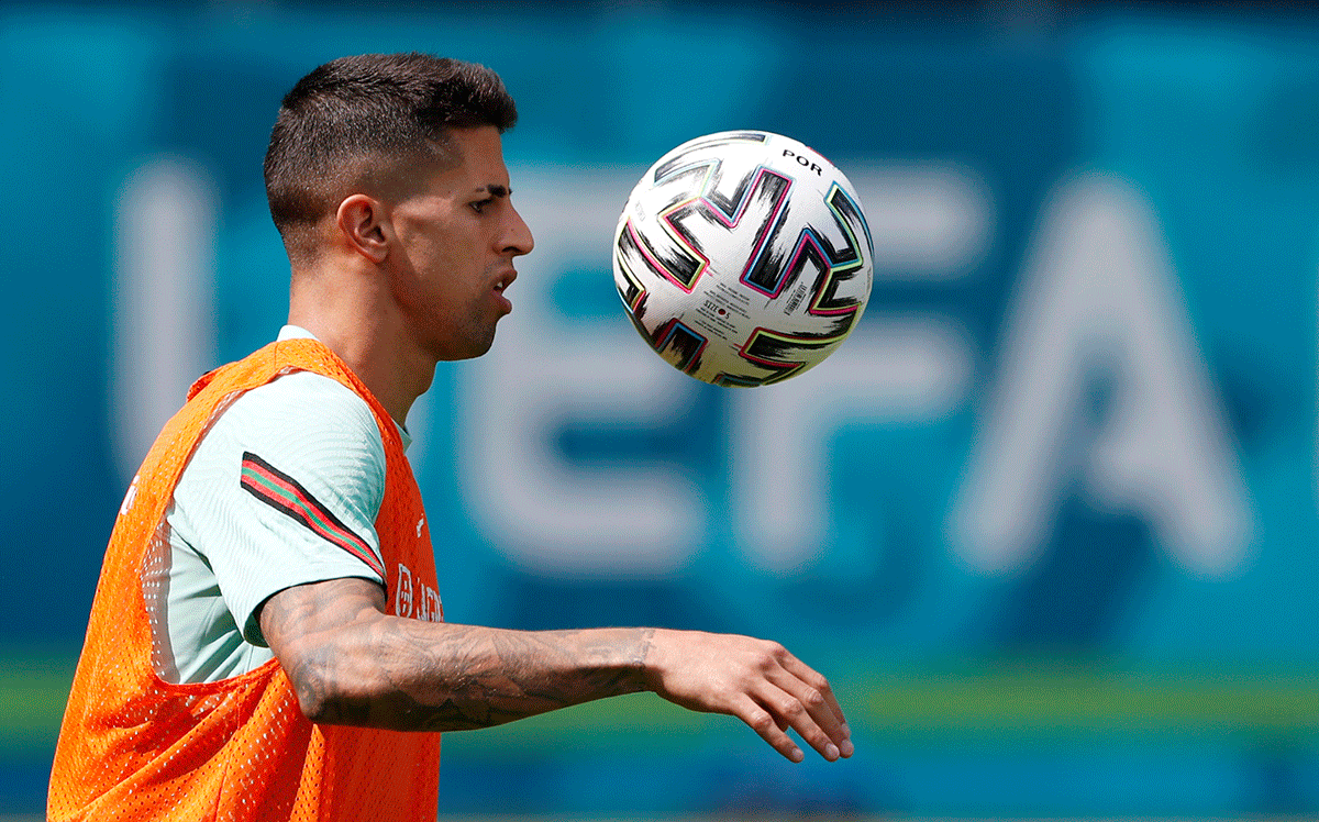 Portugal's Joao Cancelo is "doing well" after being placed in isolation