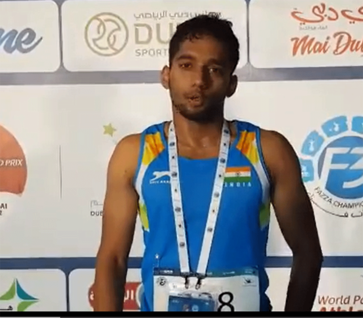 Pranav Prashant Desai won gold at the World Para Athletics Grand Prix in Dubai in the 200m T24 event