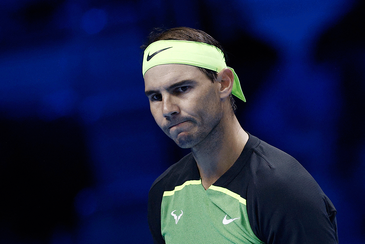 With his 6-3, 6-4 loss to Canada's Auger-Aliassime, Rafael Nadal has now lost four successive ATP Tour matches for the first time since 2009.
