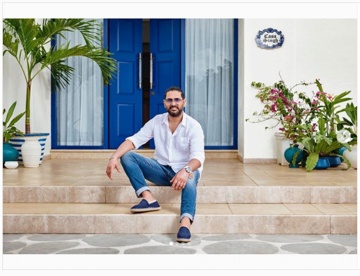 Yuvraj Singh had put up his villa on airbnb