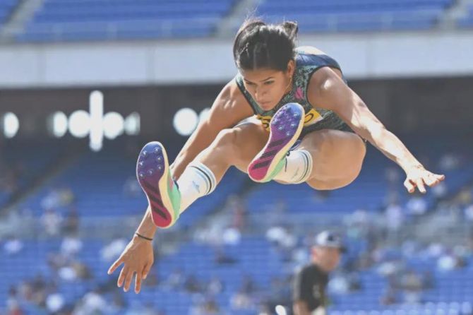 Shaili Singh finished 24th in women long jump qualification with best effort of 6.40 and could not qualify for Final 