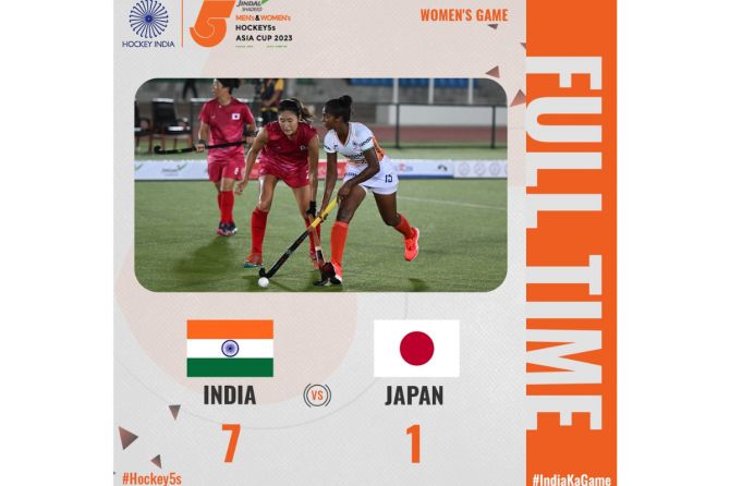 Asian Hockey 5s - India vs Japan