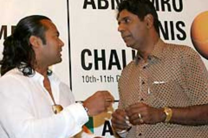 Leander Paes and Vijay Amritraj