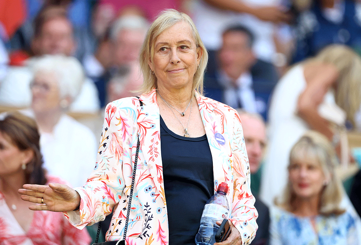 Martina Navratilova added that the cancer was in Stage 1, and the prognosis are good, with treatments to begin next week.