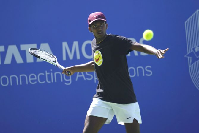 Manas Dhamne had also played at the Australian Open junior tournament earlier this year
